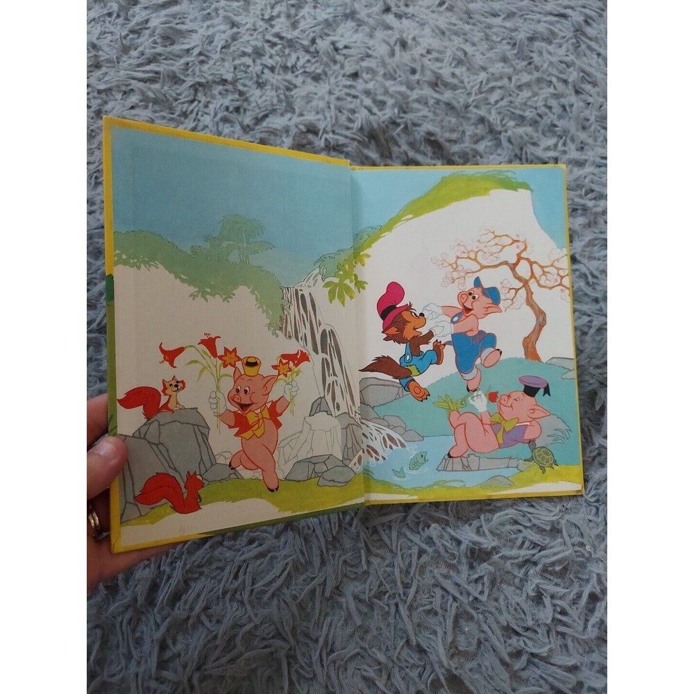 Vintage The Big Bad Wolf and Li'l Wolf Book Disney's Wonderful World of Reading - Picture 5 of 10